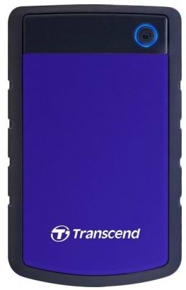 Жесткий диск внешний проводной Transcend StoreJet 25H3P 2 TB Blue (TS2TSJ25H3B)