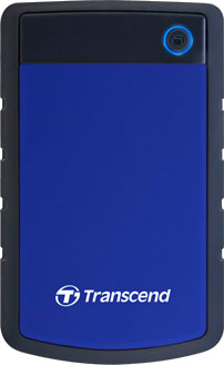 Жесткий диск внешний Transcend StoreJet 4TB USB 3.1 Blue (TS4TSJ25H3B)