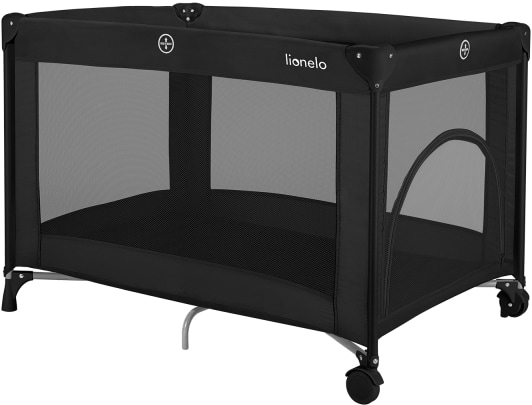 Манеж классический Lionelo Amelie Black Carbon