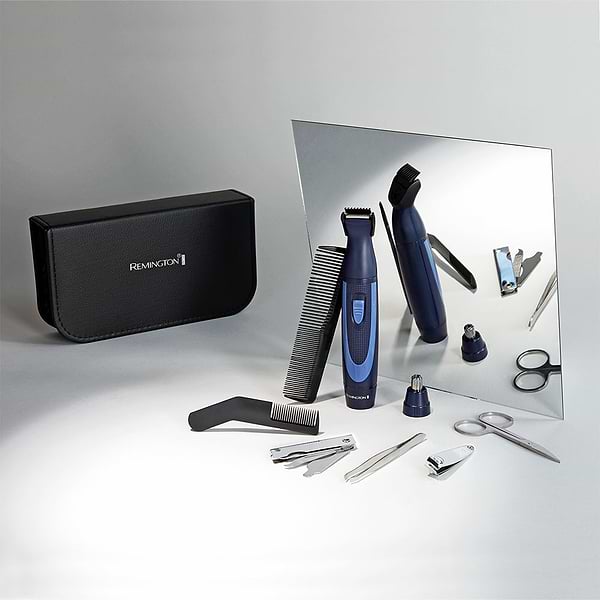 Фото - Тример для вусів і бороди Remington NE3890 TRAVEL KIT