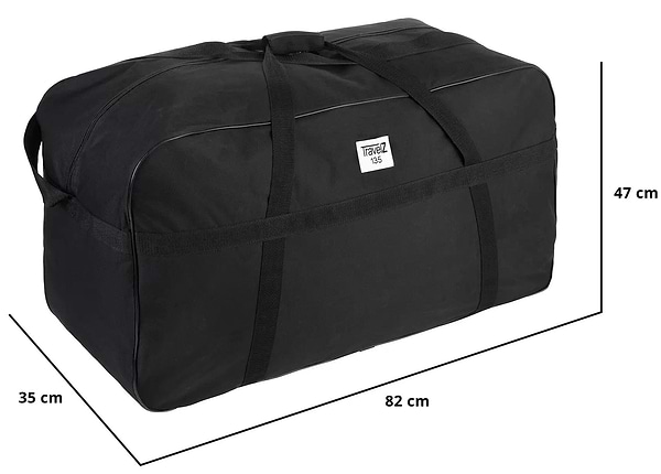 Фото - Сумка дорожня TravelZ Bag 135 Liter Black (604346)