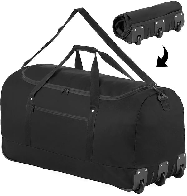 Фото - Сумка дорожня TravelZ Wheelbag 100 Liter Black (603091)