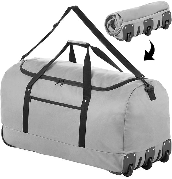Фото - Сумка дорожня TravelZ Wheelbag 100 Liter Grey (603092)