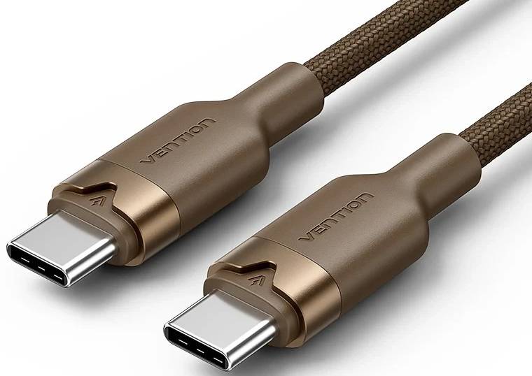 Кабель Vention USB Type-C - USB Type-C (M/M), 60W, 3A, 2m Copper (TRDJH)