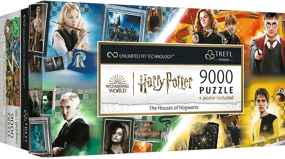 Пазлы (8+) Trefl 9000 UFT Harry Potter Дома Хогвартса (10233)