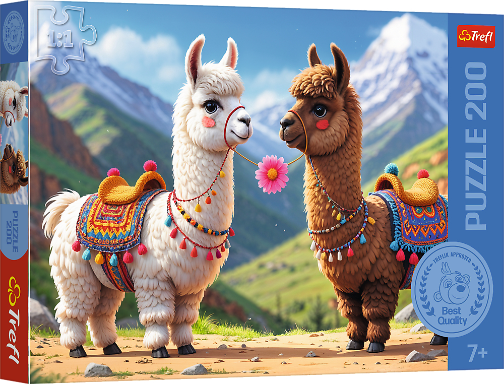 Пазли (8 +) Trefl 200 KAZSTUDIO SA Кольорові лами (5900511133561)