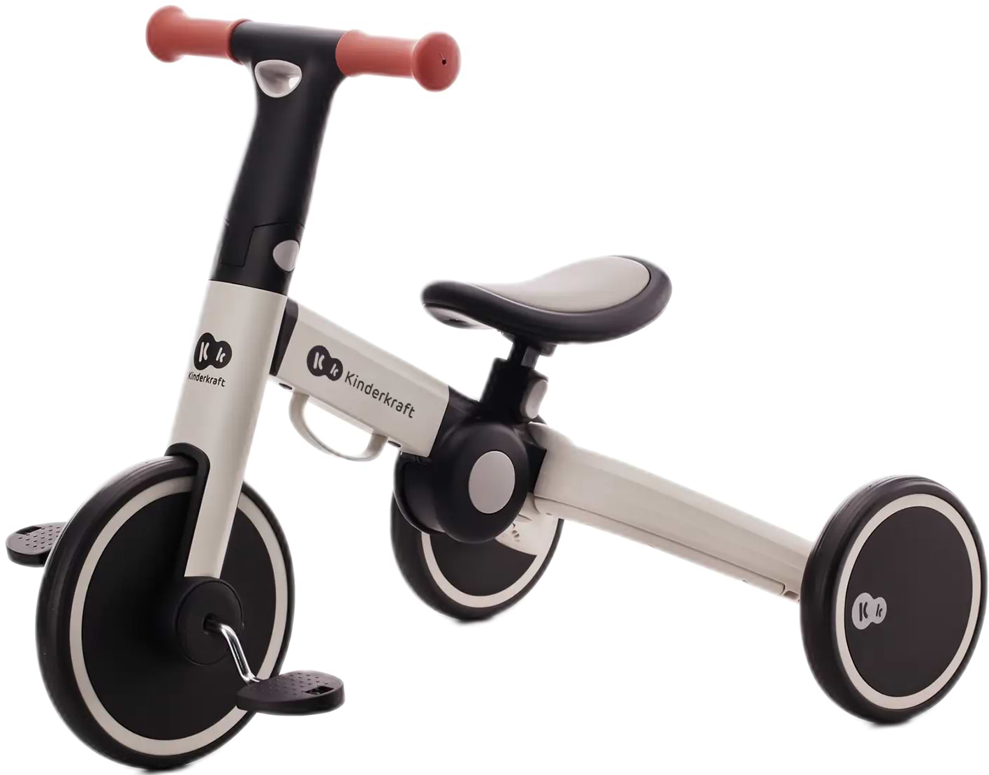 Триколісний велосипед Kinderkraft 4TRIKE Silver Grey (KR4TRI22GRY0000) - Фото 1