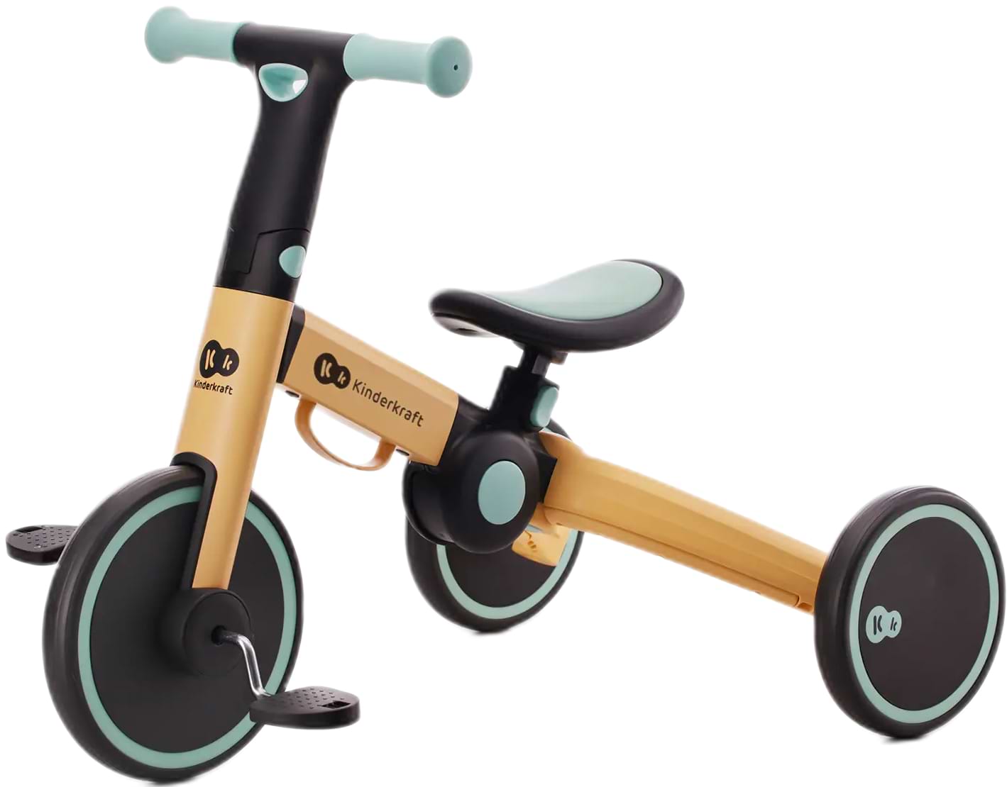 Трёхколёсный велосипед Kinderkraft 4TRIKE Sunflower Blue (KR4TRI22BLU0000) - Фото 1