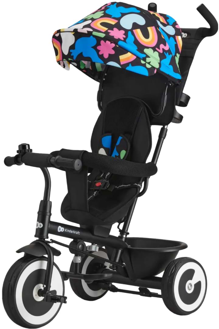 Трёхколёсный велосипед Kinderkraft Aston Happy Shapes (KRASTO00HAP0000)