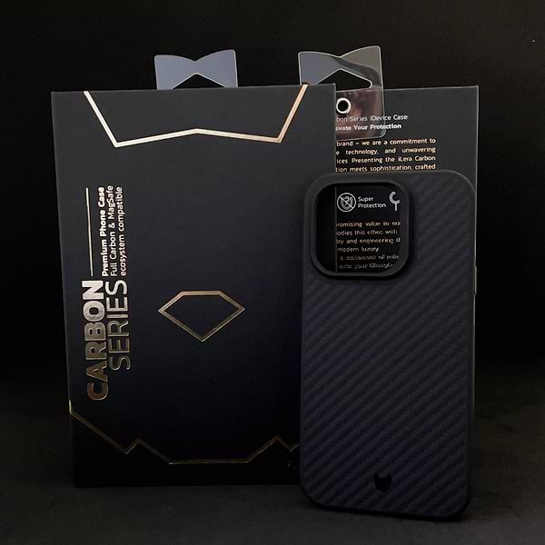 Фото - Чохол для смартфону ILera Carbon Series Full Protection iPhone 15 Plus (iLCS10Bl15PL)