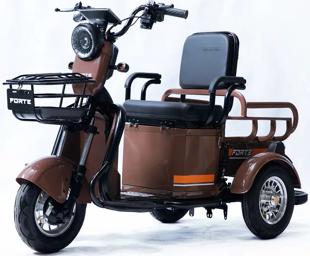 Трицикл Forte CARGO-P650 Brown (+Аккумулятор 12V20A/25А 5 шт.) - Фото 1