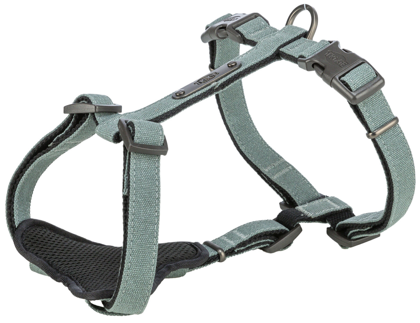 Шлея для собак Trixie CityStyle H-harness L–XL 75–120 см 25 мм светло-зеленая (4053032682672)