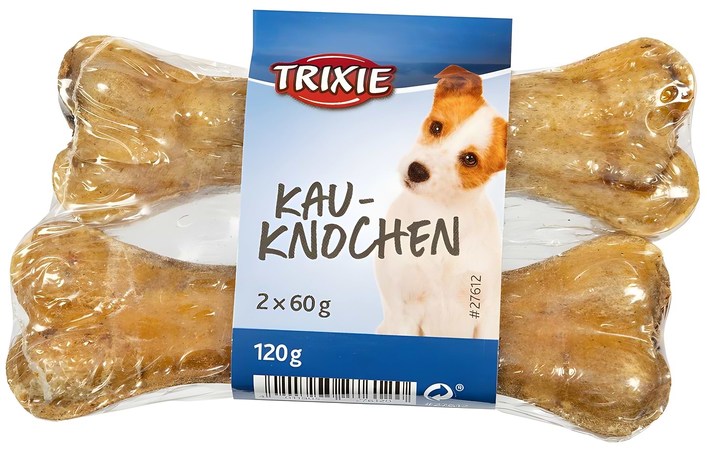 Ласощі для собак Trixie Кісточка пресована з пенісом 12 см 60 г 2 шт. (4011905276120)