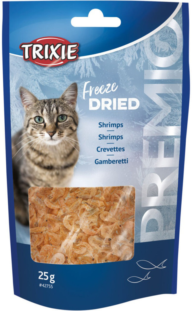 Ласощі для котів Trixie PREMIO Freeze Dried креветки 25 г (4011905427553)