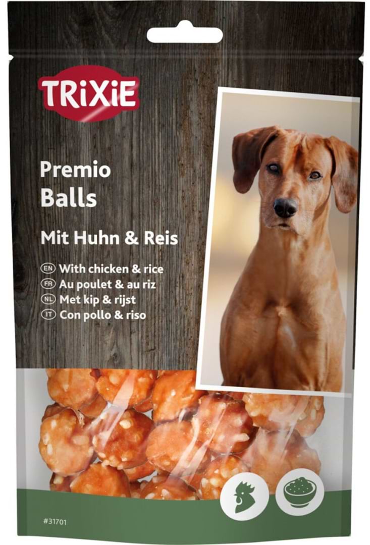 Ласощі для собак Trixie Premio Rice Chicken Balls курячі кульки з рисом 80 г (4011905317014)
