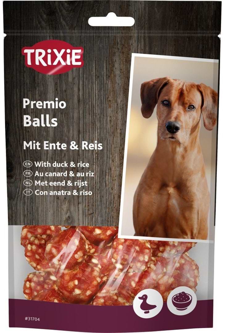 Ласощі для собак Trixie Premio Rice Duck Balls кульки з качкою і рисом 80 г (4011905317045)