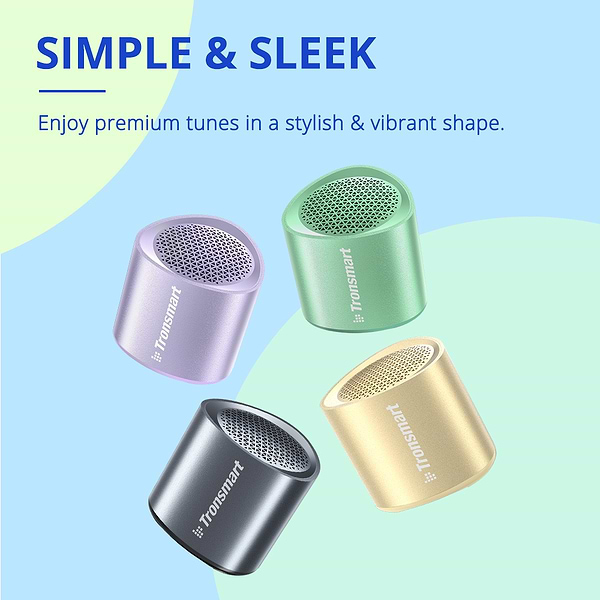 Фото - Портативна акустика Tronsmart Nimo Mini Speaker Polar Black + Nimo Mini Speaker Gold