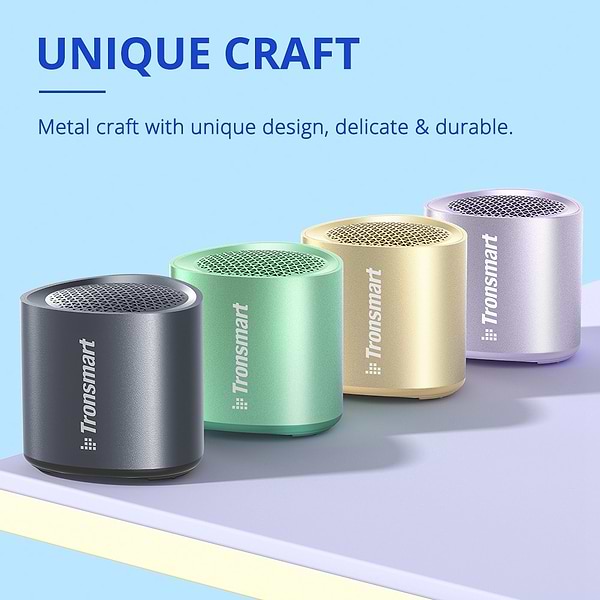 Фото - Портативна акустика Tronsmart Nimo Mini Speaker Polar Black + Nimo Mini Speaker Gold