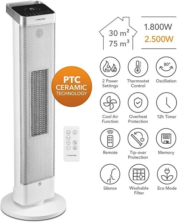 Фото - Тепловентилятор Trotec TFC 25 E