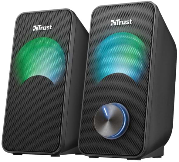 Комп'ютерна акустика звичайна 2.0 Trust Arys RGB 2.0 Compact USB (23120)