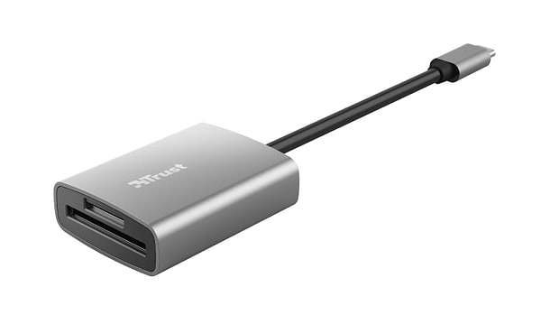 Фото - Кардрідер Trust Dalyx Fast Aluminium USB-C Card Reader (24136)