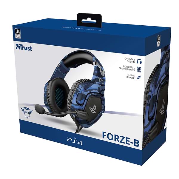 Фото - Гарнітура дротова ігрова Trust GXT 488 Forze-G Blue