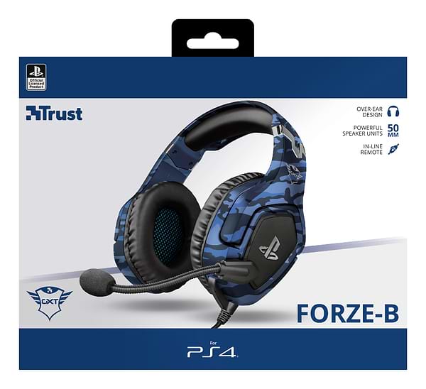 Фото - Гарнітура дротова ігрова Trust GXT 488 Forze-G Blue