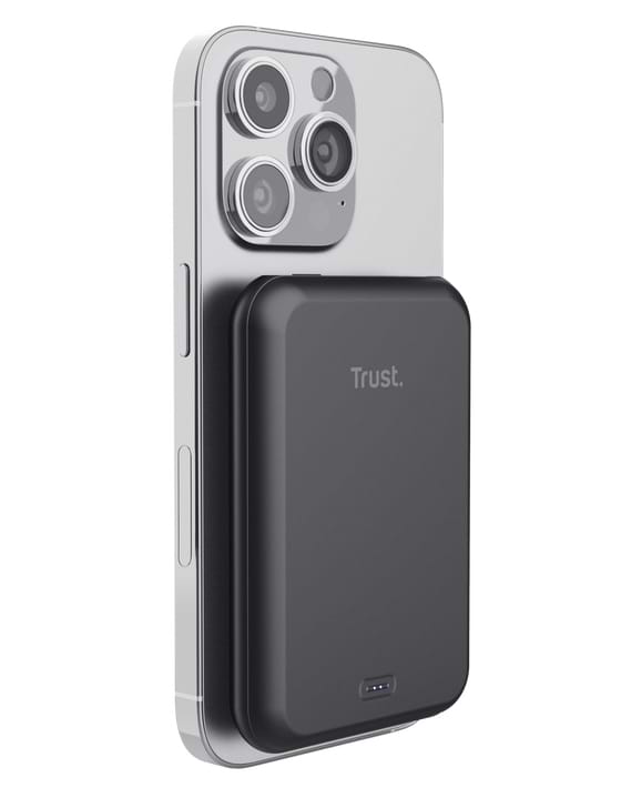 Фото - Батарея мобільна Trust Magnetic WL 5000 mAh Black (24877)