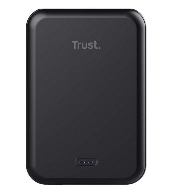 Фото - Батарея мобільна Trust Magnetic WL 5000 mAh Black (24877)