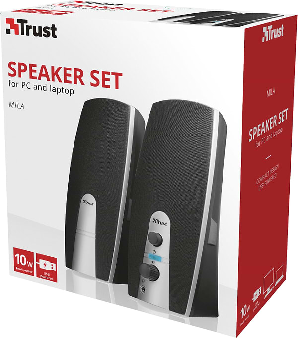 Фото - Комп'ютерна акустика компактна 2.0 Trust Mila 2.0 speaker set