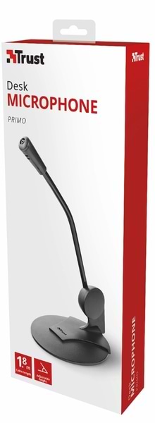 Фото - Мікрофон до комп'ютера Trust Primo Desk Microphone for PC and laptop (21674)