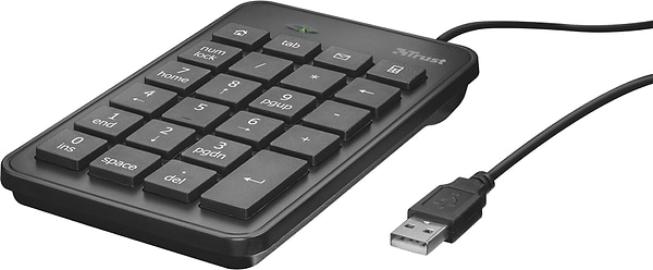 Фото - Клавіатура дротова Trust Xalas USB Numeric (22221)