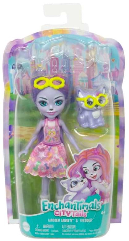 Фото - Уценка - Коллекционная кукла Enchantimals "Хаски Хадлей" (HHB90)