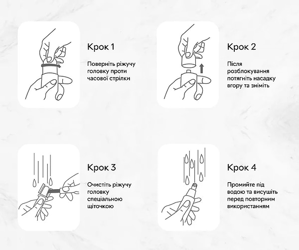 Фото - Триммер для носа и ушей Xiaomi ShowSee Nose Hair Trimmer C1-BK Black (XSSNHT)