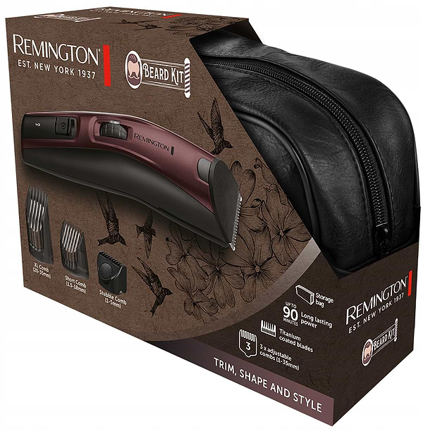 Фото - Тример для вусів і бороди Remington MB4047