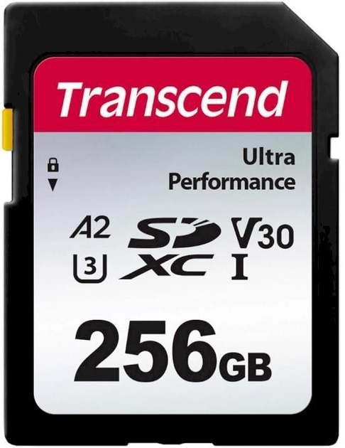 Фото - Карта памяти Transcend SD 256GB C10 UHS-I U3 A2 (TS256GSDC340S)