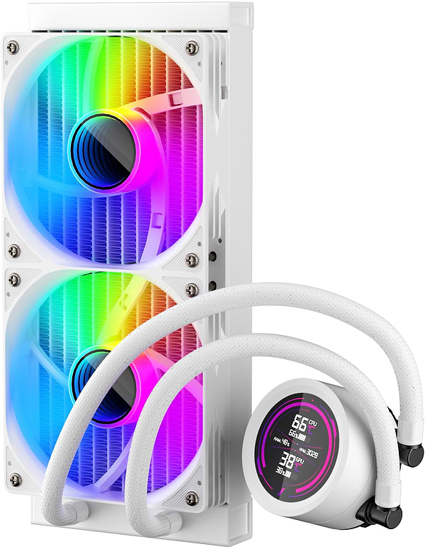 Фото - Водяна система охолодження 1stPlayer TS4-240 White