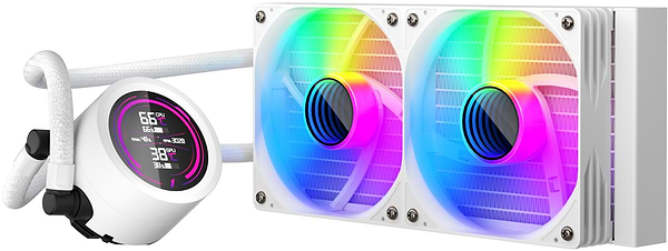 Фото - Водяна система охолодження 1stPlayer TS4-240 White