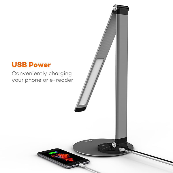 Фото - Настільна лампа TaoTronics TT-DL22 Gray/Black