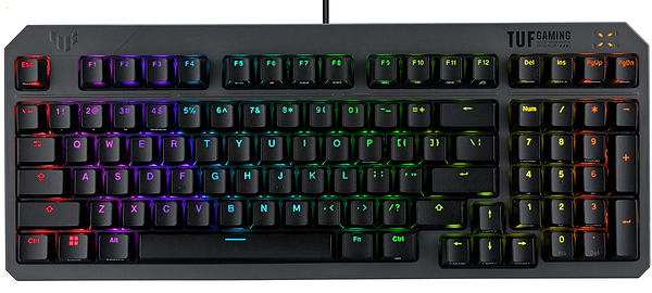 Фото - Клавіатура дротова ігрова Asus TUF Gaming K3 Gen II 97key Optical-Mechanical RGB Switch USB-A EN/UK Black (90MP0390-BKMA00) Фото - Клавіатура дротова ігрова Asus TUF Gaming K3 Gen II 97key Optical-Mechanical RGB Switch USB-A EN/UK Black (90MP0390-BKMA00)