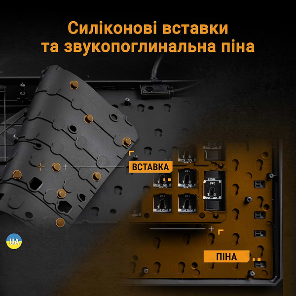 Фото - Клавіатура дротова ігрова Asus TUF Gaming K3 Gen II 97key Optical-Mechanical RGB Switch USB-A EN/UK Black (90MP0390-BKMA00)