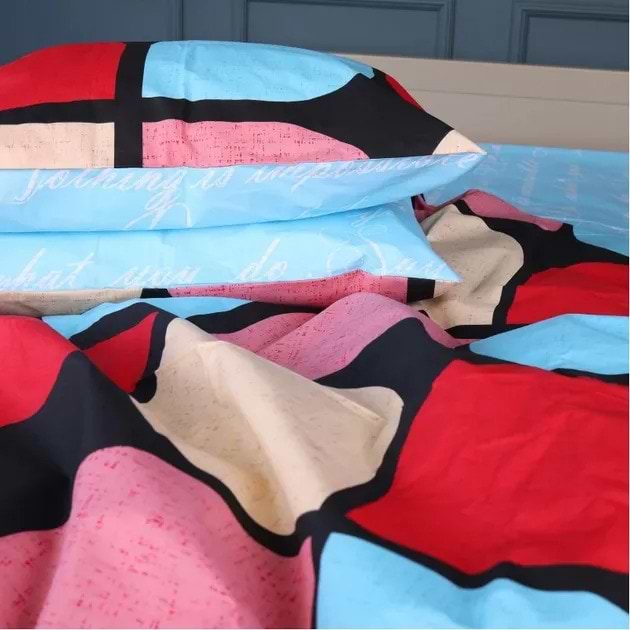 Наволочка MirSon Бязь 17-0747 Turquoise Details 70х70 см (2200010846812)