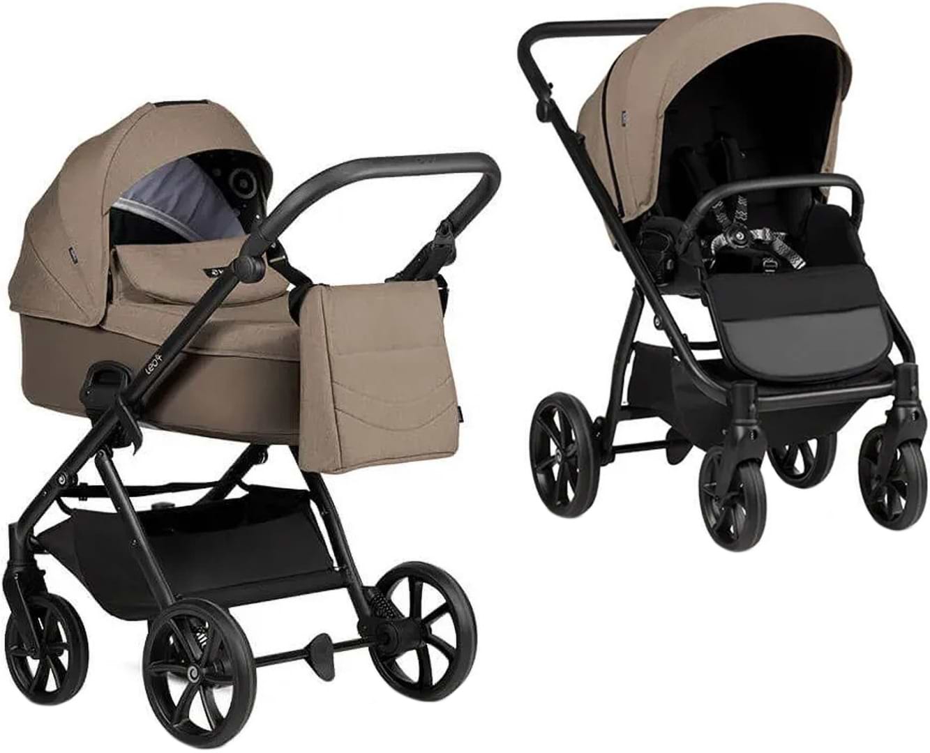 Коляска универсальная 2 в 1 Tutis Leo3 plus Cinnamon