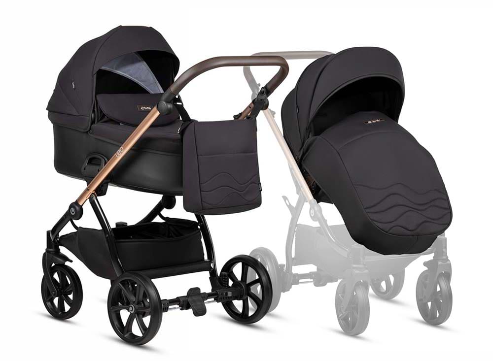 Коляска універсальна Tutis Leo+ Black