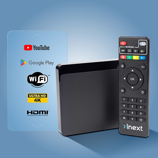 Фото - Стаціонарний медіаплеєр iNeXT TV 5