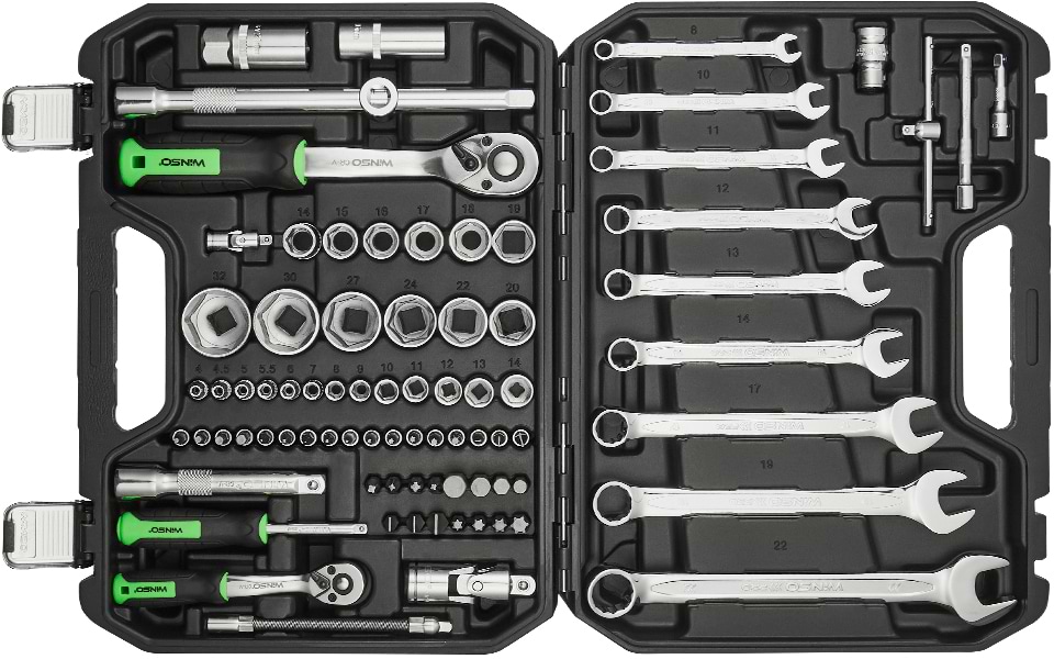 Фото - Набор инструментов Winso в кейсе Pro 82 шт. (924082)