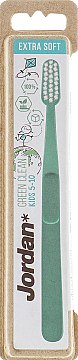 Фото - Зубна щітка мануальна дитяча Jordan Green Clean Kids, 5-10 років, середня жорсткість (1200552)