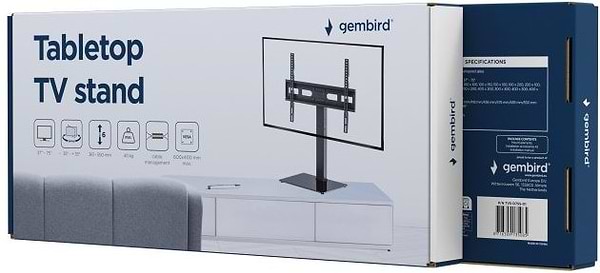 Фото - Крепление настольное Gembird TVS-D75S-01