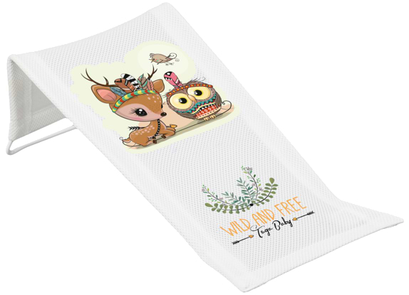 Фото - Гамак для купання в ванночку Tega Baby з малюнком Дикий захід, Олентко, Білий (DZ-026-103-JELONEK) Фото - Гамак для купання в ванночку Tega Baby з малюнком Дикий захід, Олентко, Білий (DZ-026-103-JELONEK)