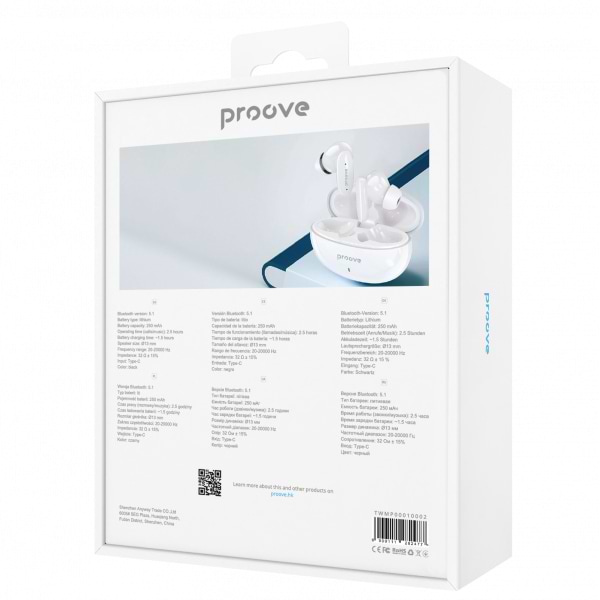 Фото - Навушники вкладиші бездротові TWS Proove MoshPit (TWMP00010002)